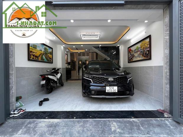 Bán Nhà Đẹp,HXH,Huỳnh Tấn Phát,Gần Phú Mỹ Hưng,100 m2,5 tầng,Nhỉnh 6 Tỷ