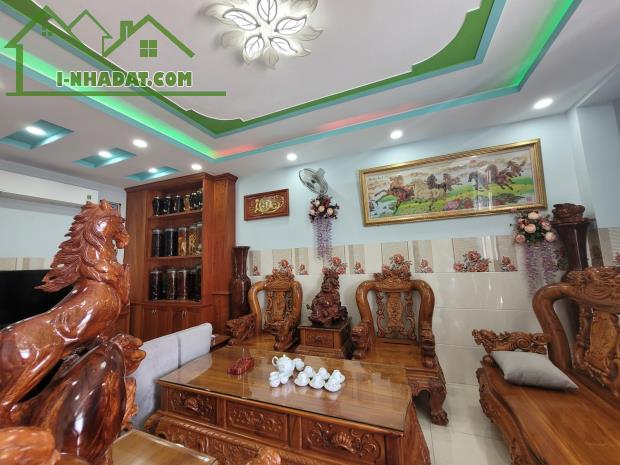 NHÀ MẶT TIỀN GÒ DƯA, 92M2, 5 TẦNG, 6PN, TẶNG NỘI THẤT XỊN SÒ, CÓ VỈA HÈ, CHỈ 13.8 TỶ. - 1