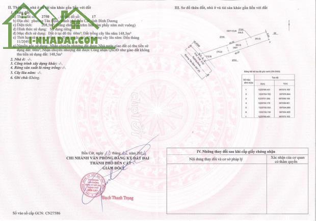 Bán 3 Sổ 15x45=626,4m2 Mặt Tiền Nhựa Tân Định, Bến Cát, Bình Dương, Đúng 2,2 tỷ - 3