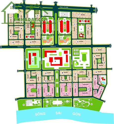 Cho thuê đất MT Lế Hiến Mai, dự án Huy Hoảng, Quận 2: (13x20m) giá 35tr/tháng