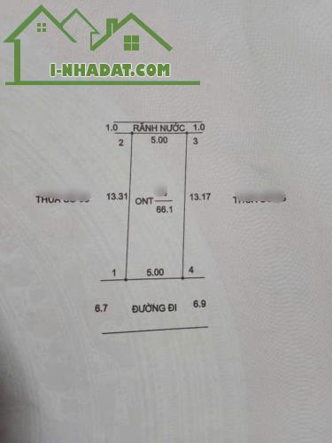 cc gửi em bán DT; 66,1m full xã trường yên mặt đường kinh doanh gần KHCN