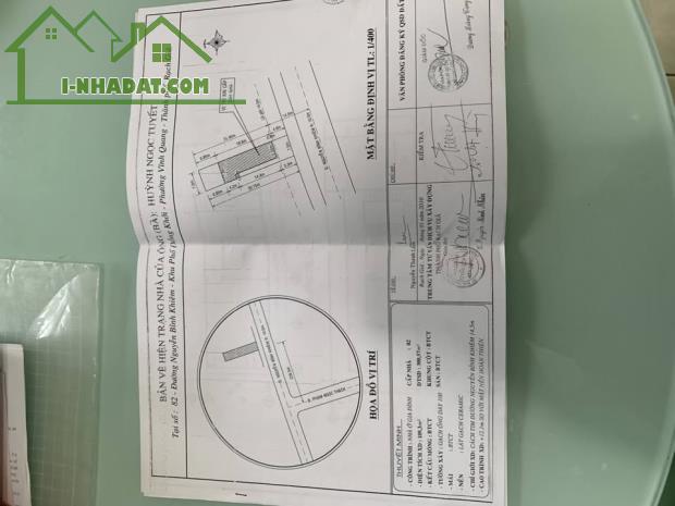 BÁN NHÀ MẶT PHỐ NGUYỄN BÌNH KHÊM - TP RẠCH GIÁ - KIÊN GIANG - 6 TỶ
SỔ HỒNG CHÍNH CHỦ -