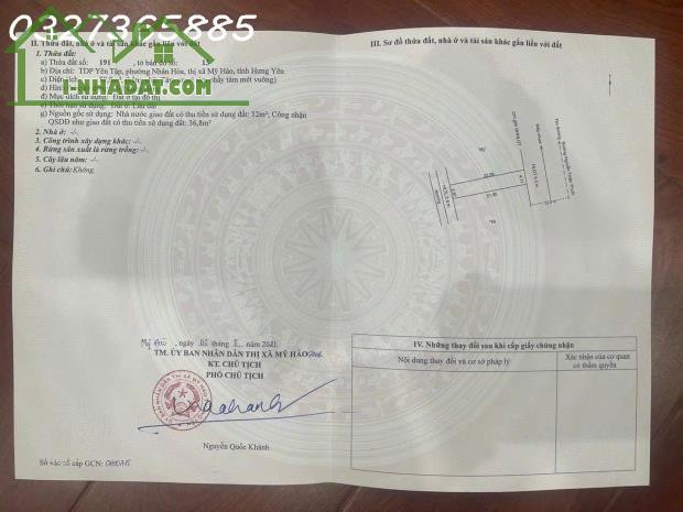Bán nhà đất đường 196 khu Yên Tập. Nhân Hòa, Mỹ Hào, Hưng Yên giá 7.2 tỷ - 3