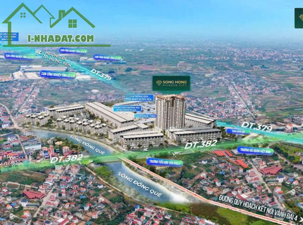 BÁN GẤP CĂN LIỀN KỀ SONG HONG DIAMOND CITY – HƯNG YÊN Vị trí vàng – Diện tích đẹp – C