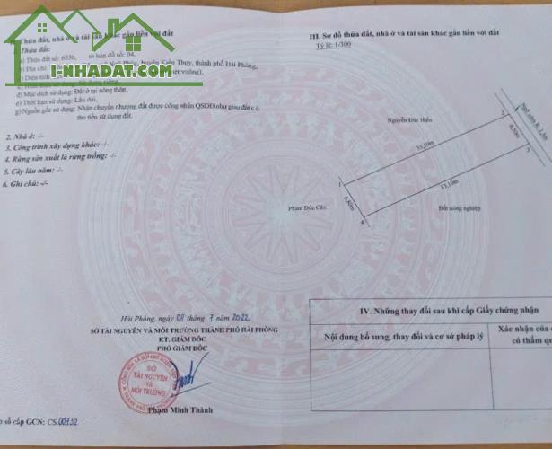 Bán đất Ngũ Phúc - Kiến Thụy - Hải Phòng - 2