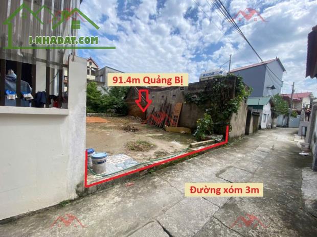 CHÍNH CHỦ BÁN LÔ ĐẤT 91,4M TẠI QUẢNG BỊ-CHƯƠNG MỸ-HÀ NỘI - 3