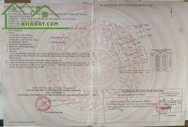 ĐẤT SIÊU ĐẸP + GIÁ ĐẦU TƯ Chính Chủ Cần Bán Lô Đất Vị Trí Đẹp Tại Phường Cát Lái TP Thủ - 3