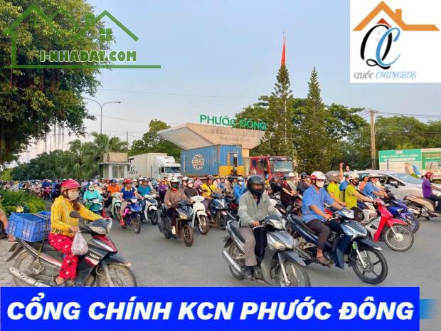Chính chủ gửi bán lô đất ngay sát KCN Phước Đông - 5.539m2 - 52x100m. Giá chỉ 6. X tỷ, TC