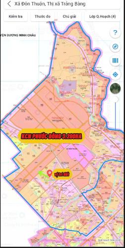 Chính chủ gửi bán lô đất ngay sát KCN Phước Đông - 5.539m2 - 52x100m. Giá chỉ 6. X tỷ, TC - 2