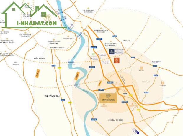 CHỦ ĐẦU TƯ BÁN BIỆT THỰ SÔNG HỒNG DIAMOND CITY – HƯNG YÊN Vị trí vàng – Diện tích đẹp - 3