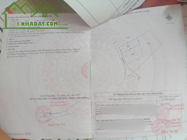 LÔ ĐẤT VỊ TRÍ ĐẸP -ĐẦU TƯ SINH LỜI - Cần Bán Nhanh Lô Đất Xã Đambri, TP Bảo Lộc, Lâm Đồng - 1