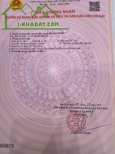 Cần bán mảnh đất 127,1m2 tại đặc khu kinh tế Vân Đồn - 3