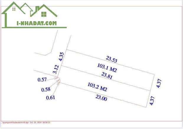 103M FULL THỔ CƯ TỔ 9 QM,GIÁ 3X TRIỆU/M CHÍNH CHỦ,ĐƯỜNG Ô TÔ THÔNG - 4