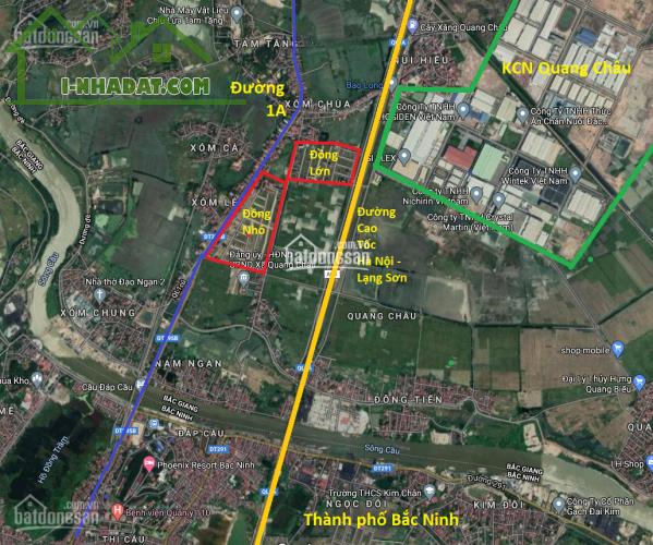 Chính Chủ Bán Đất Phân Lô,Khu Đồng Lớn, Quang Châu, Việt Yên,Bắc Giang