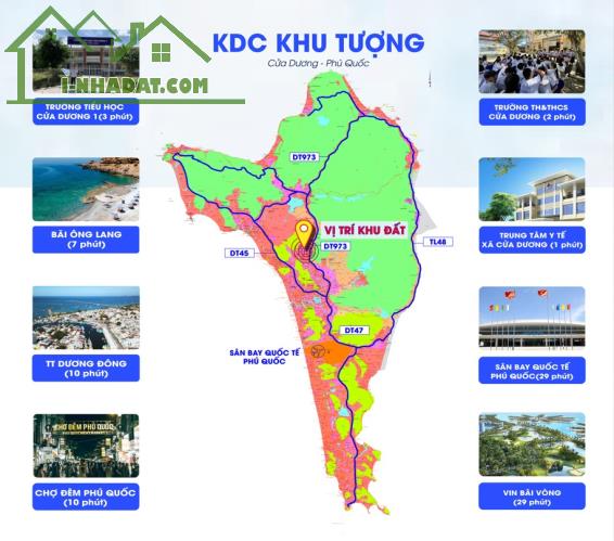 BÁN LÔ ĐẤT KHU TƯỢNG CỬA DƯƠNG PHÚ QUỐC THỔ CƯ 2TY400TR DT200m2 0832865116 - 2