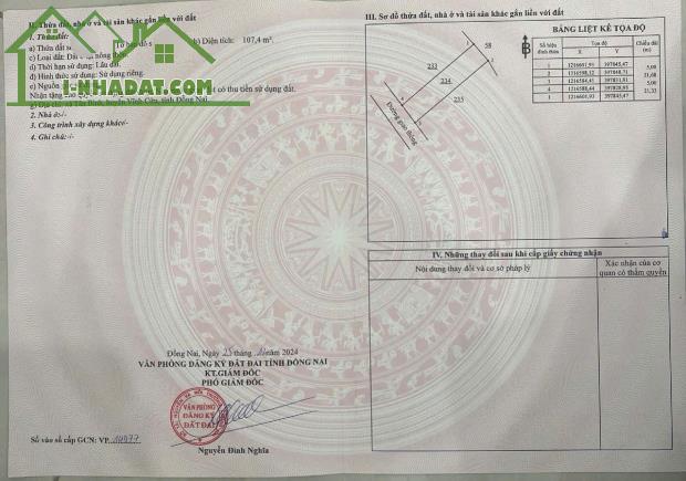 Đất nền siêu hiểm gần KDC hiện hữu giáp Phường Tân Phong