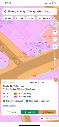 bán nhà căn góc nguyễn thị minh khai trịnh phong nha trang
 dt 76m² Giá bán: 22,5 tỷ lh:
