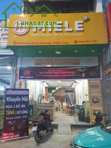 Bán nhà đẹp 4 tầng mặt tiền 23/10 cạnh Vĩnh Điềm Trung  - Dt đất: 100m2 (5x20)