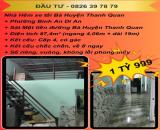 Bán nhà Hẻm xe tải Bà Huyện Thanh Quan phường Bình An Dĩ An, 87m2 ngang 4.1m, chỉ 1 tỷ 999