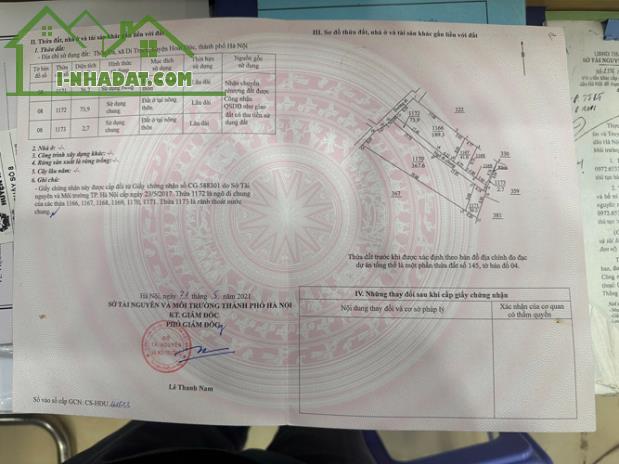 Chính chủ bán nhà 5 tầng tại Thôn Đa, Xã Di Trạch, Hoài Đức, Hà Nội. - 3