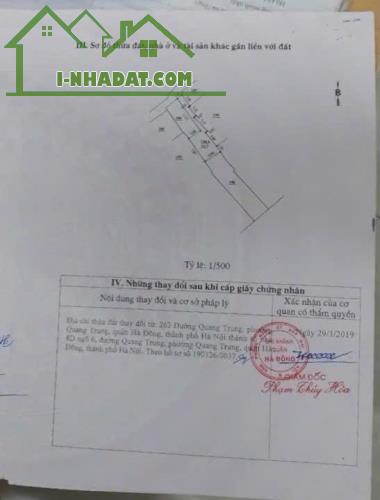 NHÀ CHÍNH CHỦ - GIÁ TỐT - Vị Trí Đẹp Tại Đường Quang Trung, Quận Hà Đông, TPHN
