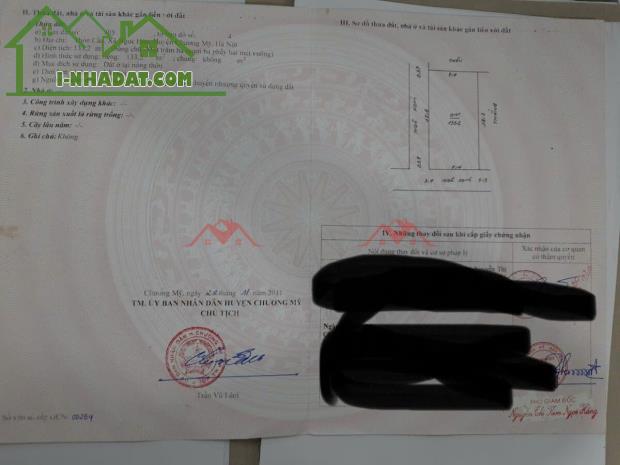 CHÍNH CHỦ BÁN LÔ ĐẤT 133,2M TẠI NGỌC HÒA-CHƯƠNG MỸ-HÀ NỘI