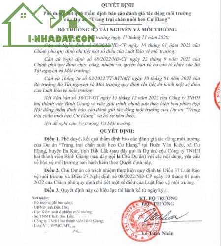 Bán Trang trại heo 13 Hecta, Quy mô 24k heo thịt, H. Ea Kar - Đăk Lăk - 2