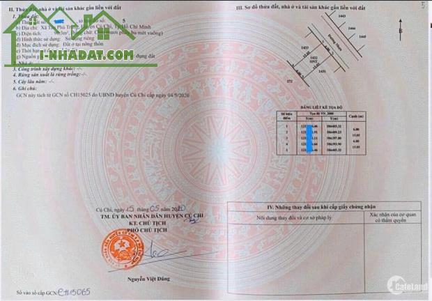 Cần bán nhà 90m2 Đường số 64 Tân Phú Trung, Củ Chi , 620tr bao sổ