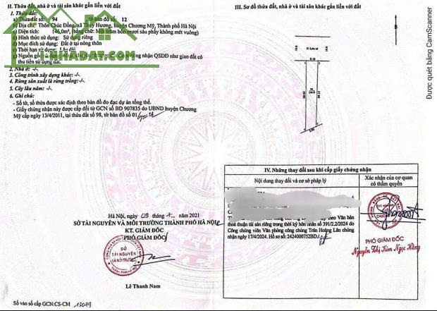 Đất đẹp - Giá rẻ - Cao tốc Máng 7, Thụy Hương giáp thị trấn Chúc Sơn - 4