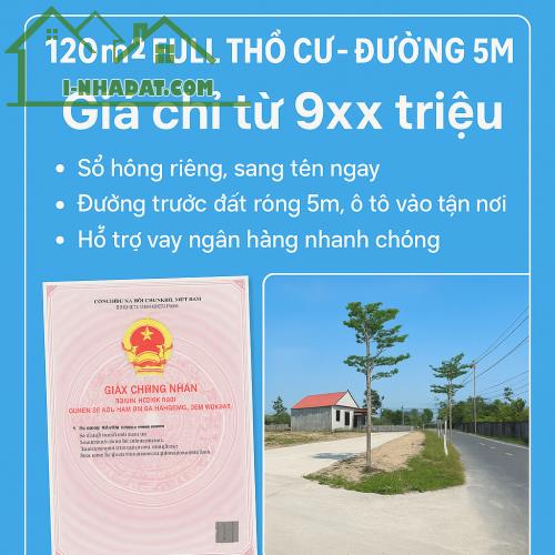 CẶP LIỀN KỀ NGANG 14M2 VUÔNG - 300M2 GIÁ CHỈ 1.X T/ LÔ 🔥  ĐẤT VÀNG HÒA VANG, ĐÀ NẴNG 🔥