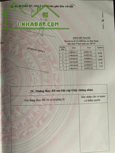 BÁN ĐẤT MẶT TIỀN TÂN NGHĨA – HÀM TÂN – VỊ TRÍ ĐẸP, GIÁ CỰC TỐT