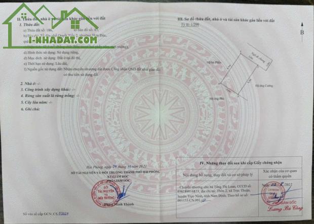 Bán đất Hợp Đức - Đồ Sơn - Hải Phòng