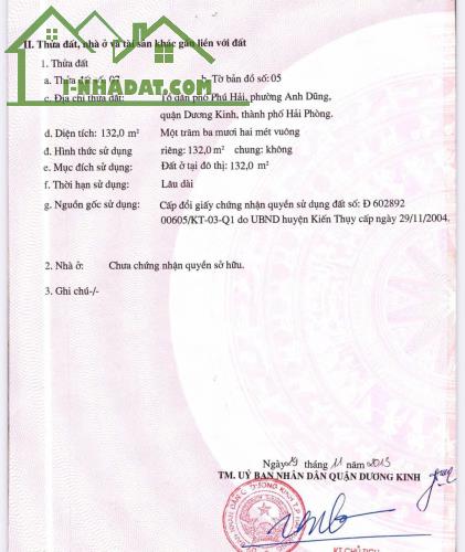 ❌￼￼❌❌Bán đất mặt đường Phú Hải , Anh Dũng, Dương Kinh
