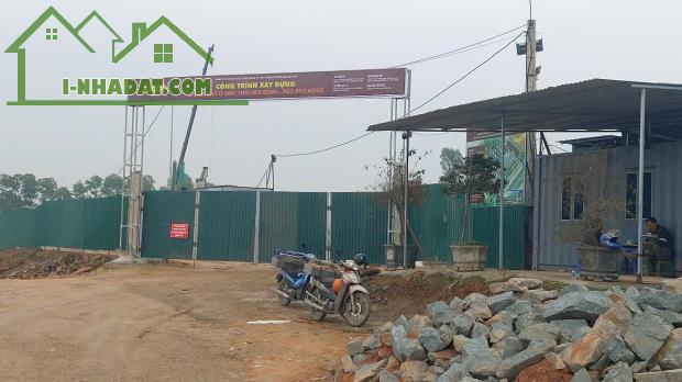 Hơn 3tỷ lô góc Tổ3 Quang Minh Mê Linh ngay bìa làng gần Dự Án Nhà Ở Ven Sông Eco Riverside - 1