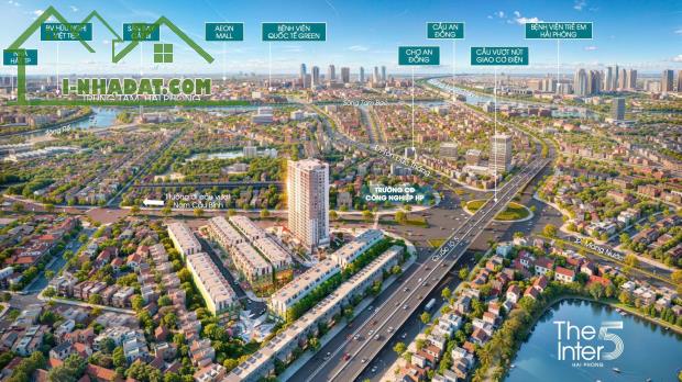 Ngã 5 trung tâm phía tây Hải Phòng, dự án The Inter 5 cơ hội đầu tư dòng tiền vượt trội