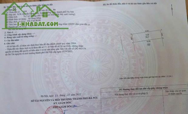 EM LÀ SỐ 1 THÌ KHÔNG AI LÀ SỐ 2 - Tại Tổ 19 Thị Trấn Đông Anh, đường thông tứ phía, 2 ô - 3
