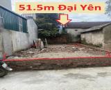 CHÍNH CHỦ BÁN LÔ ĐẤT 51,5M ĐẠI YÊN-CHƯƠNG MỸ-HÀ NỘI