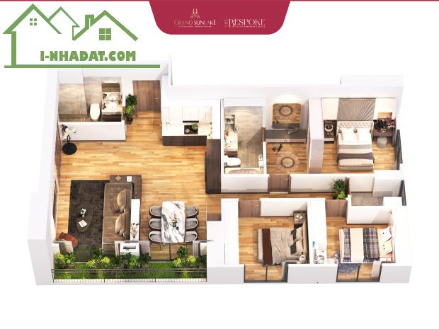 Bán căn 3pn 112.8m2 lâu dài giá 7 tỉ Sunlake Văn Quán