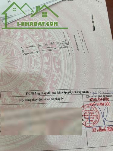 BÁN NHÀ 180M2 GẦN BIGC ĐƯỜNG VÕ THỊ SÁU P. ĐÔNG HÒA TP. DĨ AN. TỈNH BÌNH DƯƠNG - 2