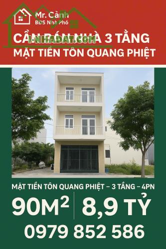 CẦN BÁN NHÀ 3 TẦNG MẶT TIỀN ĐƯỜNG TÔN QUANG PHIỆT – TRUNG TÂM SƠN TRÀ, ĐÀ NẴNG
