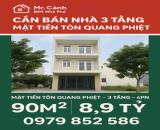 CẦN BÁN NHÀ 3 TẦNG MẶT TIỀN ĐƯỜNG TÔN QUANG PHIỆT – TRUNG TÂM SƠN TRÀ, ĐÀ NẴNG