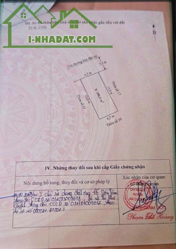 Duy nhất 1 lô tại TĐC đằng sau UBND xã Lê Lợi giá chỉ 2 tỷ  LH 0979087664 - 3