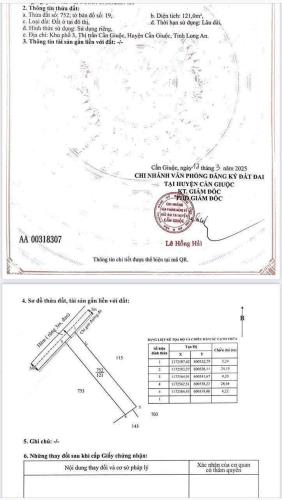 💎 BÁN GẤP LÔ ĐẤT ĐẸP KHU PHỐ 3 - CẦN GIUỘC - VỊ TRÍ VÀNG - XE Ô TÔ VÀO TẬN NỀN - SỔ RIÊNG - 3