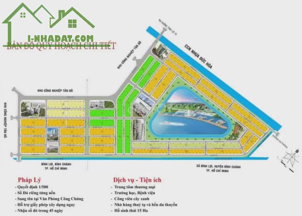 Bán đất chính chủ KDC Tân Đô 80m2, 105m2, 130m2. Sổ hồng riêng