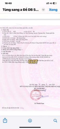 Hơn 2 tỷ có nhà ở ngay Tiên Phương- Chương Mỹ

Dt: 42,8m full thổ - 1
