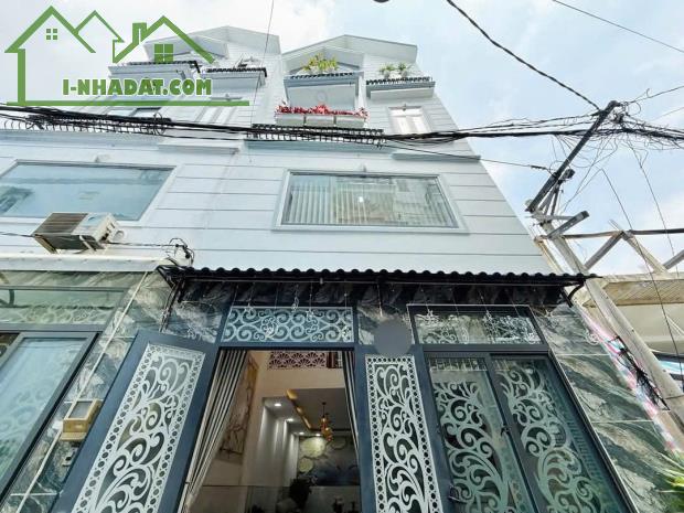Bán nhà mới đẹp hẻm xe hơi 4,5m đường Lê Đức Thọ, P.15, 4,9 x 10, 5 lầu giá 5.8 tỷ tl