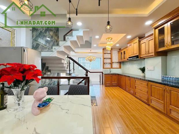 Bán nhà mới đẹp hẻm xe hơi 4,5m đường Lê Đức Thọ, P.15, 4,9 x 10, 5 lầu giá 5.8 tỷ tl - 2