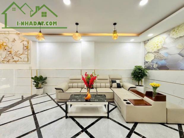 Bán nhà mới đẹp hẻm xe hơi 4,5m đường Lê Đức Thọ, P.15, 4,9 x 10, 5 lầu giá 5.8 tỷ tl - 5