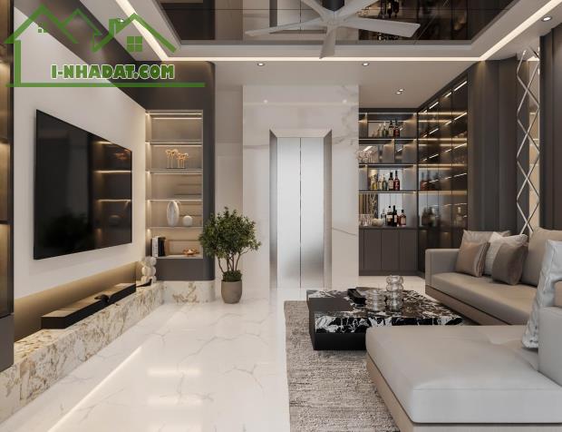 Bán nhà đẹp Hồng Tiến, Ngõ nông- Oto- Thang máy-6 tàng 40m2 nhỉnh 8 tỷ - 1