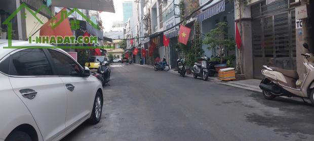 ► Nhà 2 MT Kinh Doanh  đường 5.5m gần Đỗ Quang, 70m2, 2 căn nhà trước sau riêng biệt, 6.x - 1